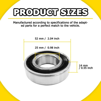Wheel Bearing for Harley-Davidson Road Glide Street Glide (2009–2023) EXV