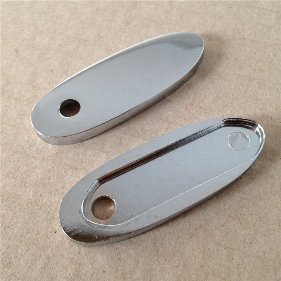 Chromed Mirror Block Off Base for Honda Kawasaki Yamaha Suzuki