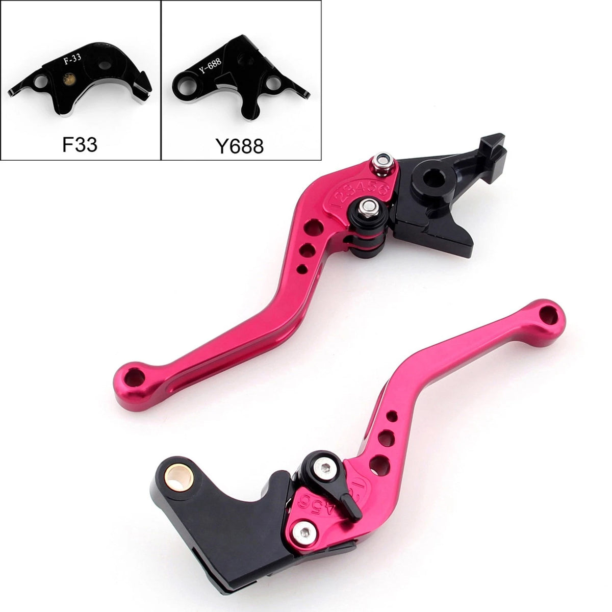 Brake Clutch Levers for Honda CBR600RR (2007–2011) CBR1000RR (2008–2011) Red M543-S005-Red