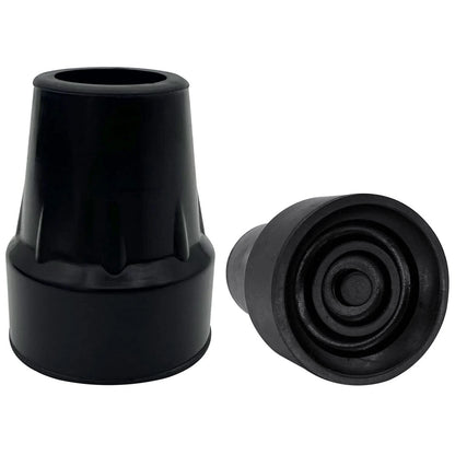 2X Replacement Cane Tips for (7/8 Inch, Black)