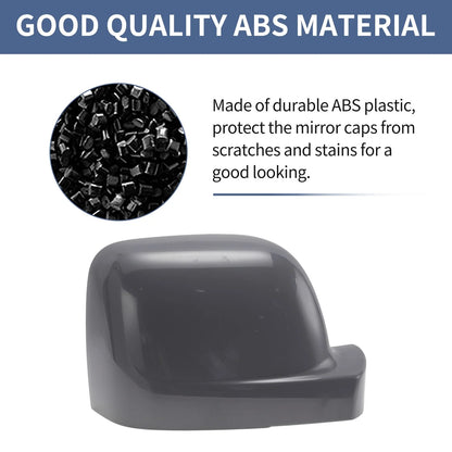 Right Driver Side Mirror Cover Cap for Fiat Talento (2016–2020) Gray