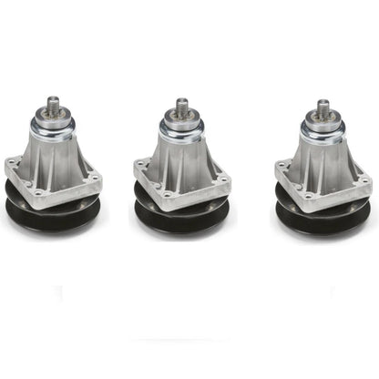 3X Mower Deck Spindle with Pulley for MTD 46" Decks (1997–Present)