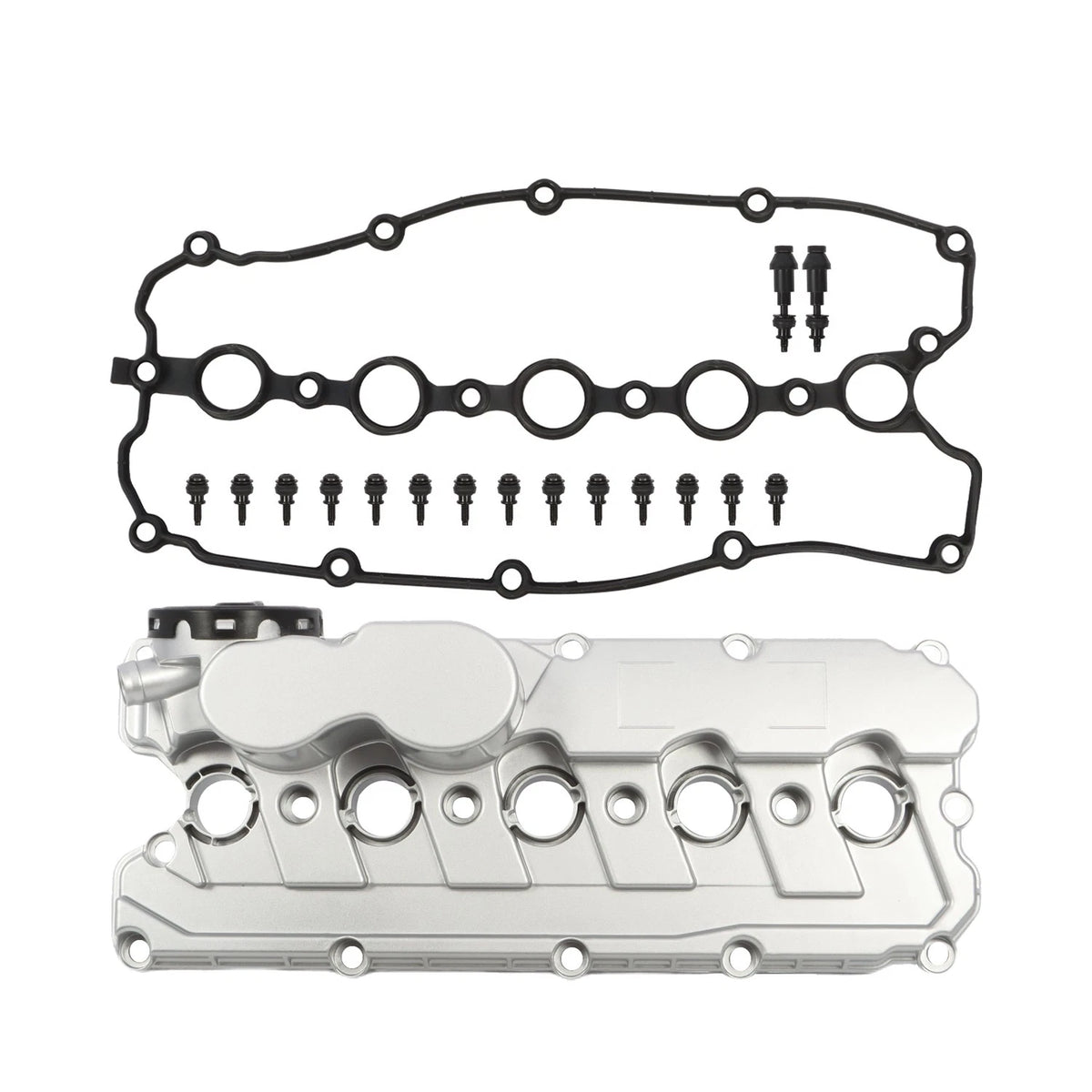 Upgraded Valve Cover with Gasket & Bolts for VW Jetta Rabbit Golf Passat (2006–2014) - 07K103469L