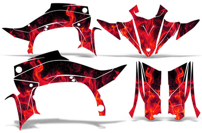 ATV Graphics Kit for Yamaha YFZ450RSE (2014–2019) ICE RED