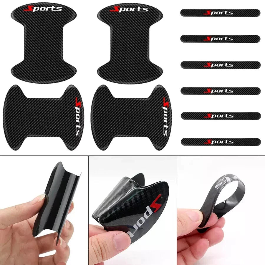 10Pcs Car Door Handle Protector Film Decals for