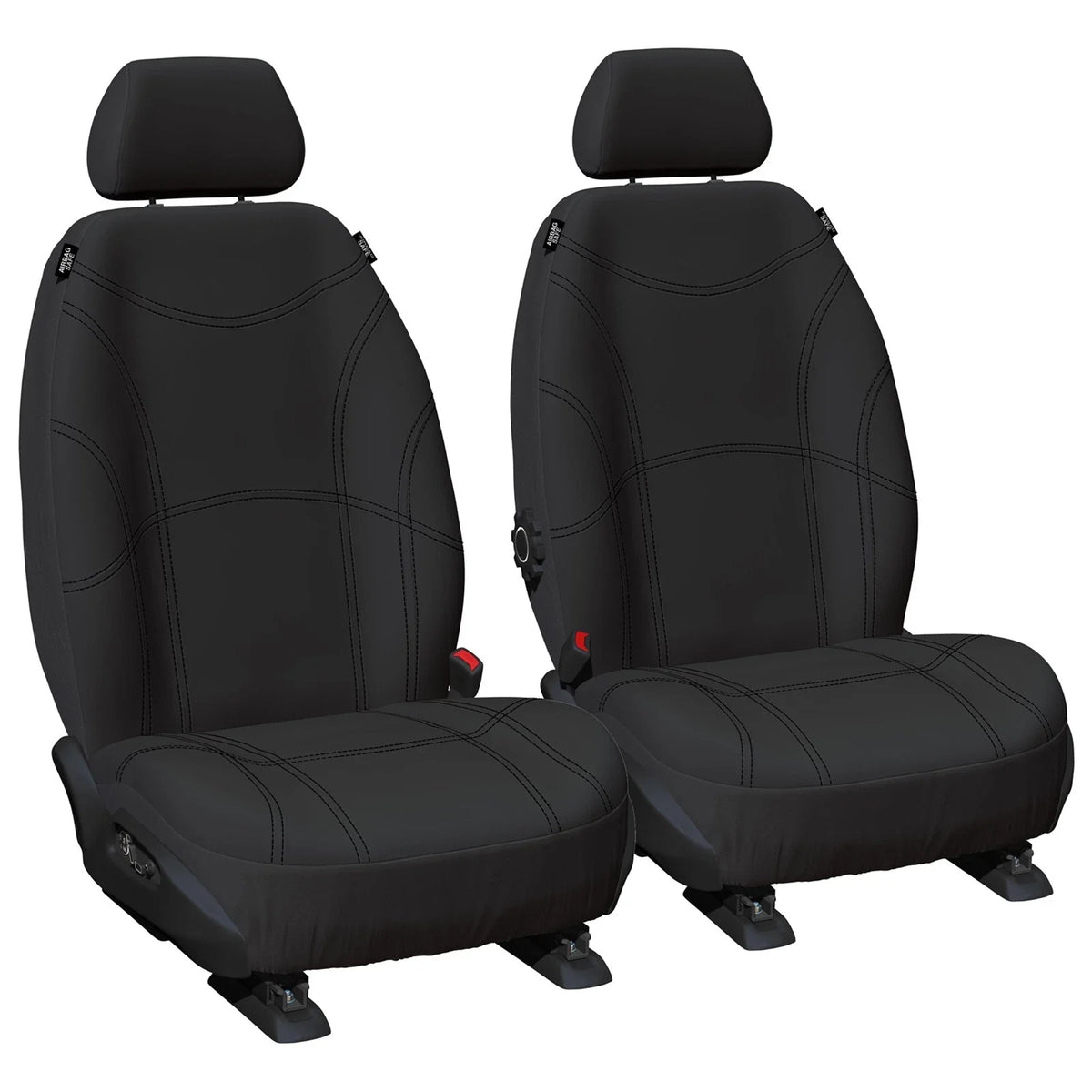 Front Tailor Made Black Neoprene Car Seat Covers for Toyota Hilux KUN25/26