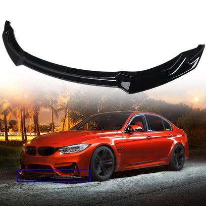 Front Bumper Spoiler Lip for BMW M3 M4 (2015–2020)