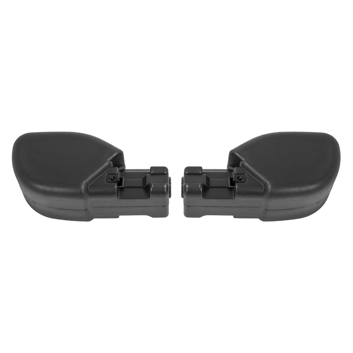 Set of 2 Front Bumper End Caps for Jeep Wrangler TJ (1997–2006) - CON-A000000377, 55155757AB, 55155757AA, CH1004128