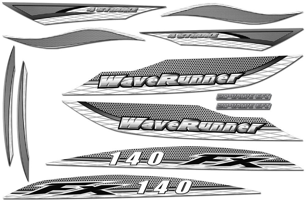 Decal Kit for Yamaha FX140 Waverunner (2002–2004)