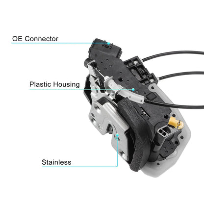 Front Left Door Latch Lock Actuator Motor with Cable for Nissan Sentra (2013–2019)