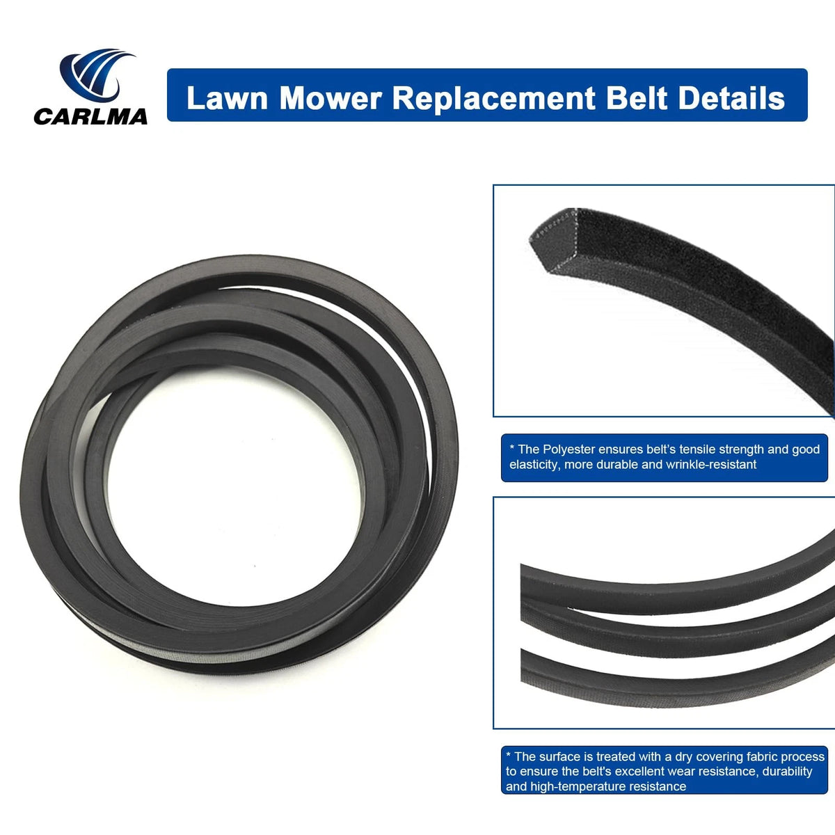 Mule Drive Belt for Exmark Lazer Z Zero-Turn (2010–2023)