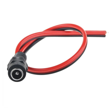 12V DC Power Pigtail Male Female Cable Plug for CCTV Camera LED Light