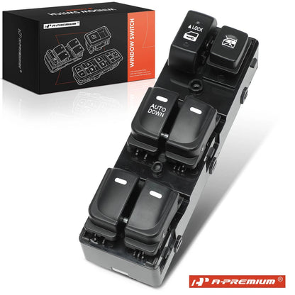 Front Left Power Window Switch for Hyundai Elantra (2008–2015) 935700Q000M5