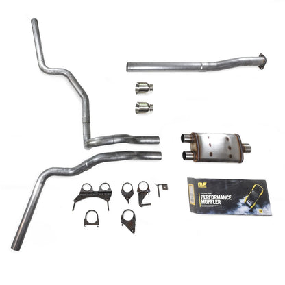 Dual Exhaust Kit for Toyota Tacoma (2016–2023) Magnaflow Stainless Tips