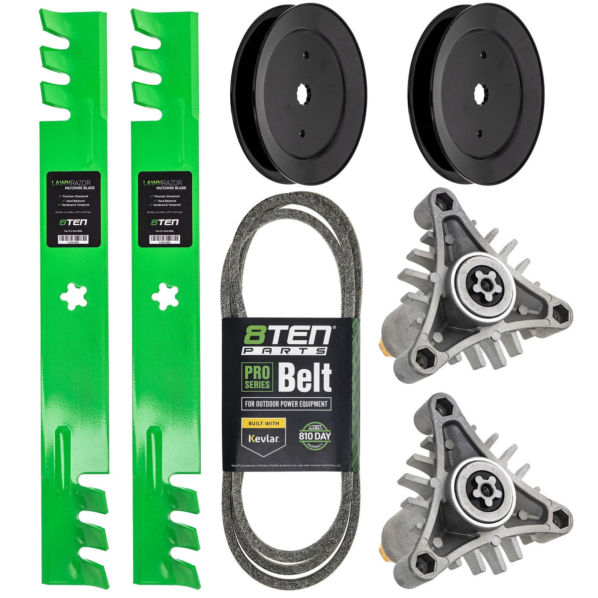 Spindle Blade Belt Kit for Weed Eater WET17H42STA (24690, 532129861, 531300766)