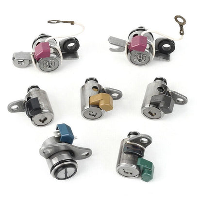7PCS Auto Transmission Shift Solenoid Set for Subaru Forester (1998–2008) 31939-AA150, 31939-AA191, 31939-AA130