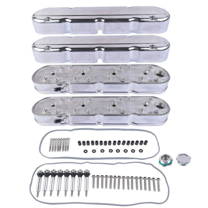 Polished Aluminum Valve Covers for LS1 LS2 LS3 LS7 (2000–2023)