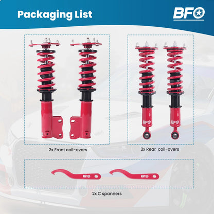 Coilovers Lowering Kit for Mitsubishi Eclipse (2000–2005)