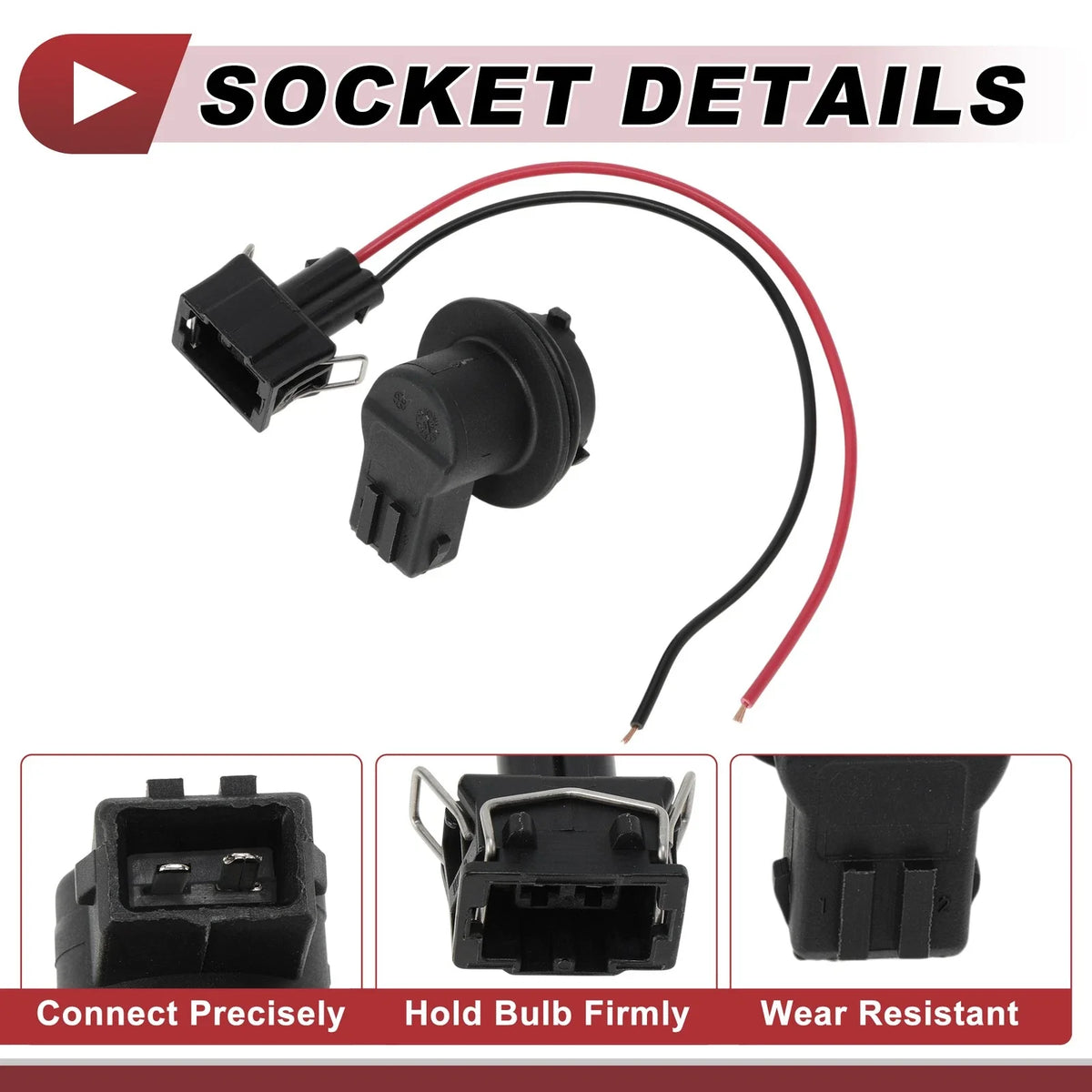 Set of 2 Turn Signal Light Socket Wiring for Volkswagen Transporter (1990–2003)