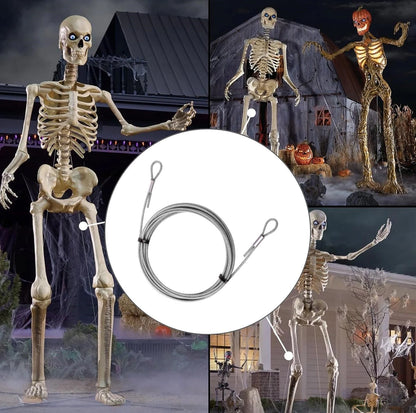 Tether Cable Guy Wire for Skeleton (12.5Ft)