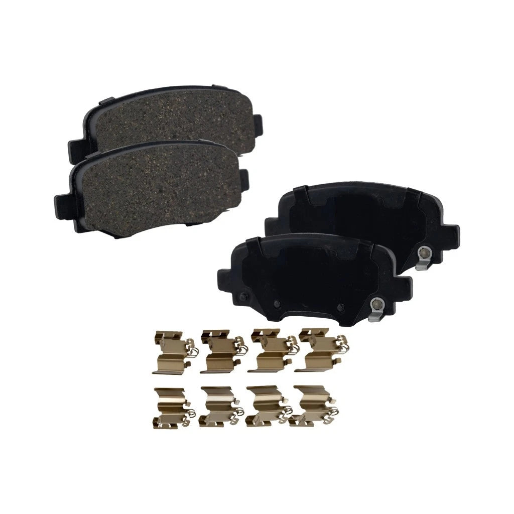 Set of 4 Ceramic Brake Pads for Chrysler 200 (2015–2017) CLX-M0-USA-STPSSCP1734-CL360A70