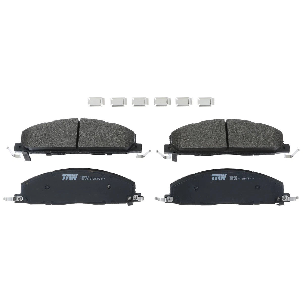 2X TRM1400 Brake Pad Set Rear for Dodge Ram 2500 (2009–2018)