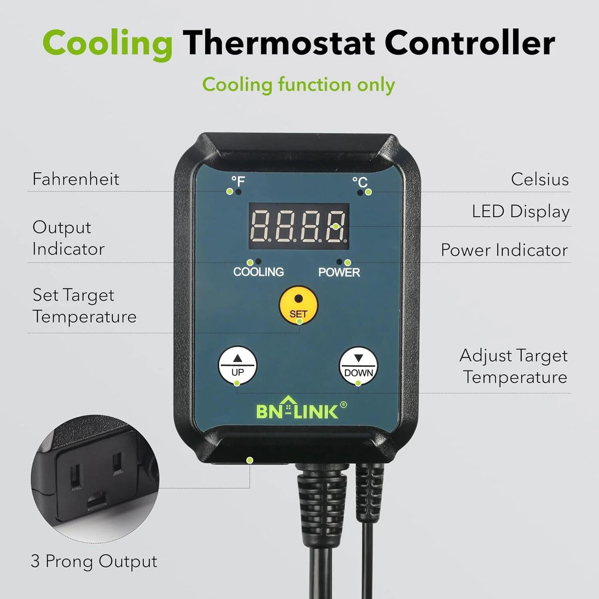 Digital Cooling Thermostat Controller for Cooling Device Circulation Box