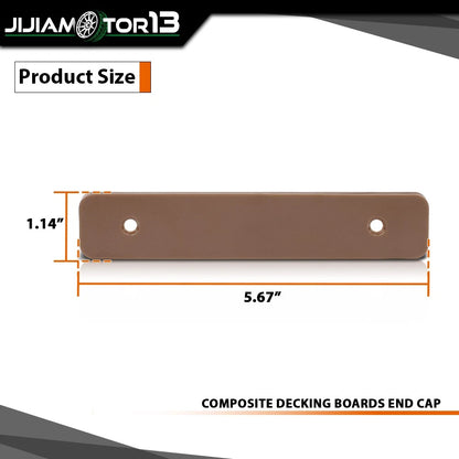 Set of 4 End Caps for Composite Decking Boards (J-04DGA0002ABR)