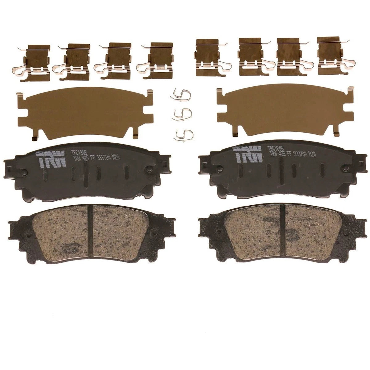 Set of 4 TRC1805 Brake Pad Sets for Lexus NX300 NX300h NX200t (2015–2017)
