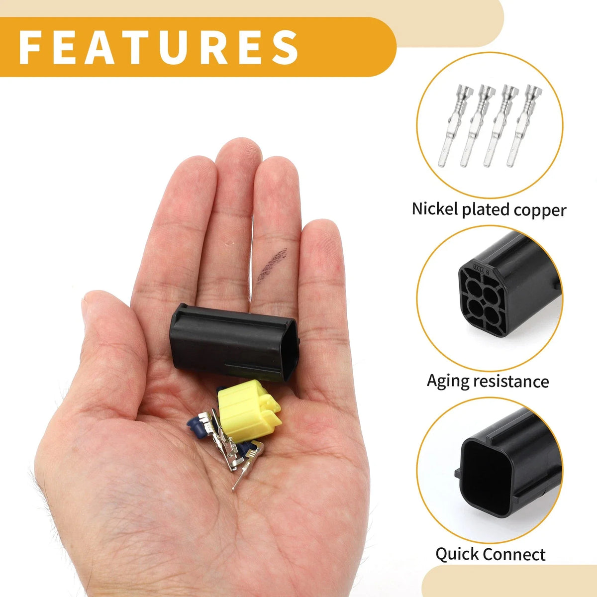 4 Pin O2 Oxygen Sensor Socket Connector for Mazda 