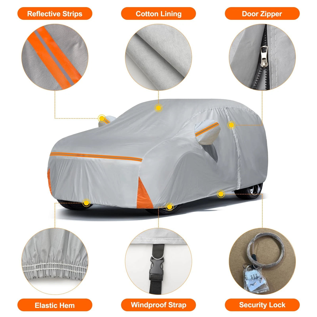 CustomFit Waterproof Car Cover for Kia Carnival/Sedona (2015–2025)