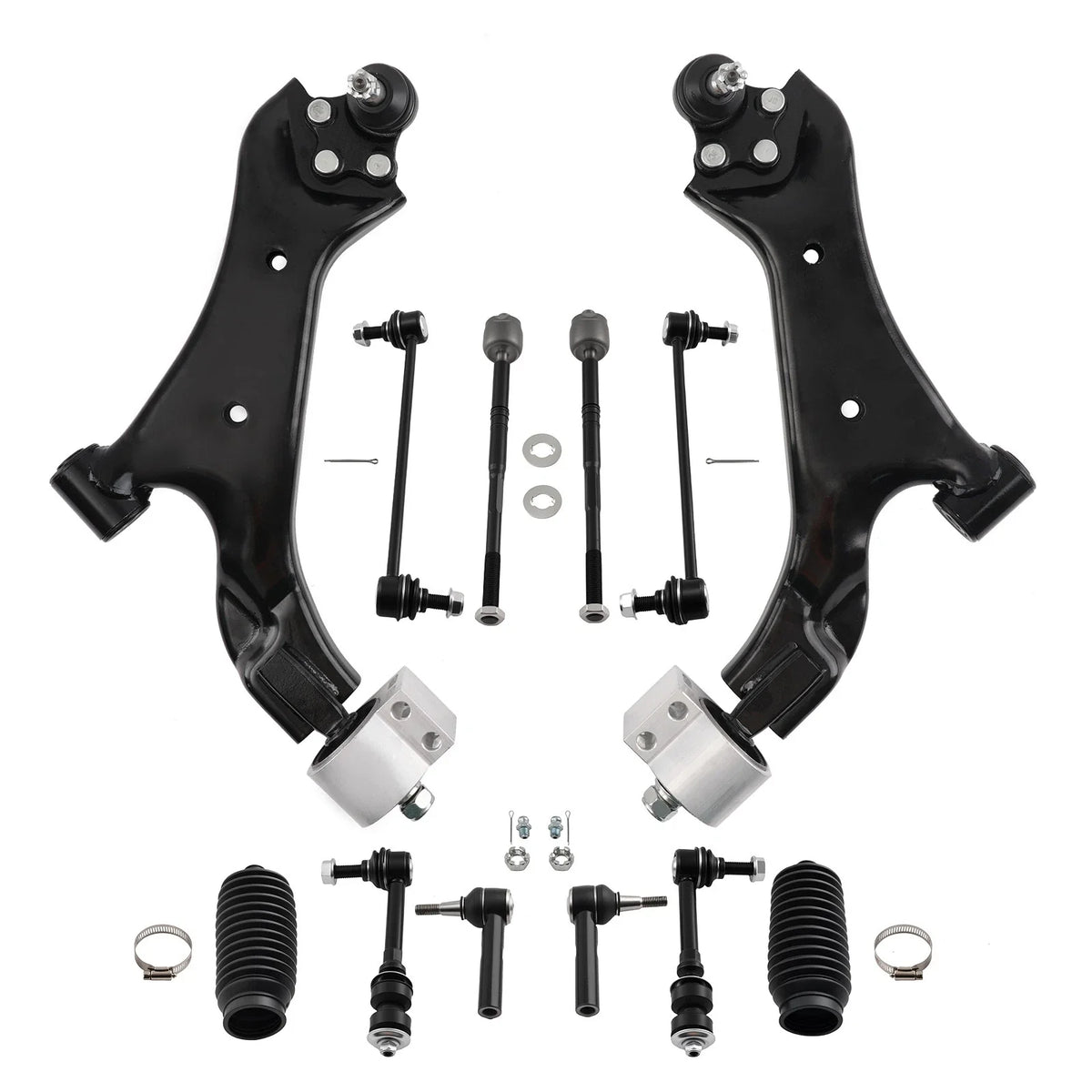 Front Control Arms w/Ball Joint Sway Bar Tie Rod for Chevrolet Equinox (2010–2017)