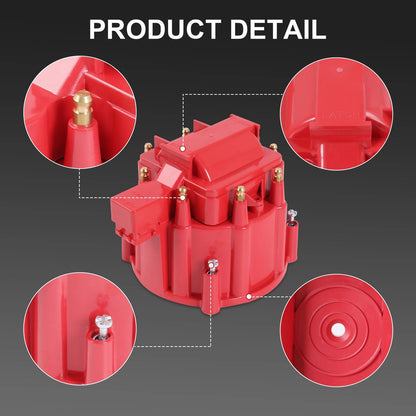 HEI Distributor Cap and Rotor for SBC 283 305 307 327 (1960–1995)