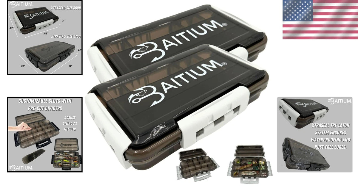30 Compartment Tackle Storage Box for Fishing Adventures
