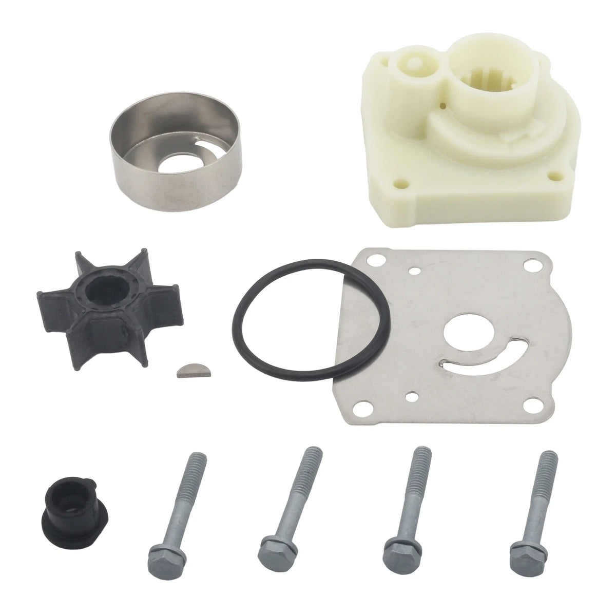 Water Pump Impeller Repair Kit for Yamaha Outboard (61N-W0078-13, 61N-W0078-14)