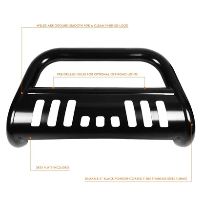 3" Bull Bar Front Bumper Guard for Silverado/Sierra 2500/3500 HD (2007–2010)