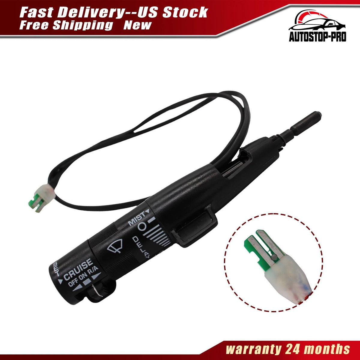 Turn Signal Cruise Control Combo Lever Switch for Chevrolet GMC (1988–1994) 19353957, 25111408