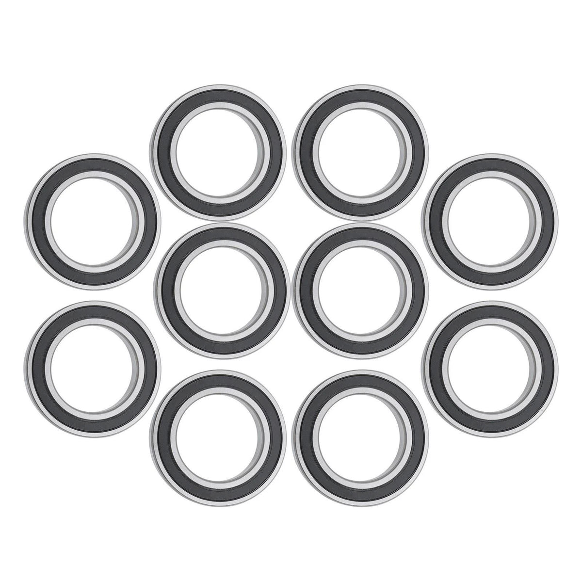 10Pcs 6010-2RS Deep Groove Ball Bearing for CNC (Pre-Lubricated)