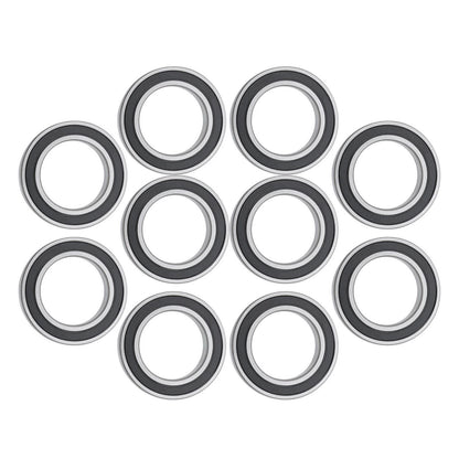 10Pcs 6010-2RS Deep Groove Ball Bearing for CNC (Pre-Lubricated)