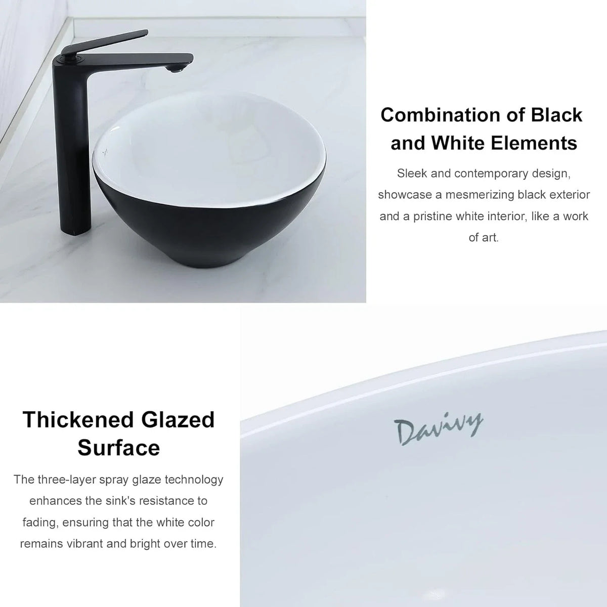 Matte Black Oval Vessel Sink with Pop Up Drain for Bathroom (15.7'' x 13.4'')