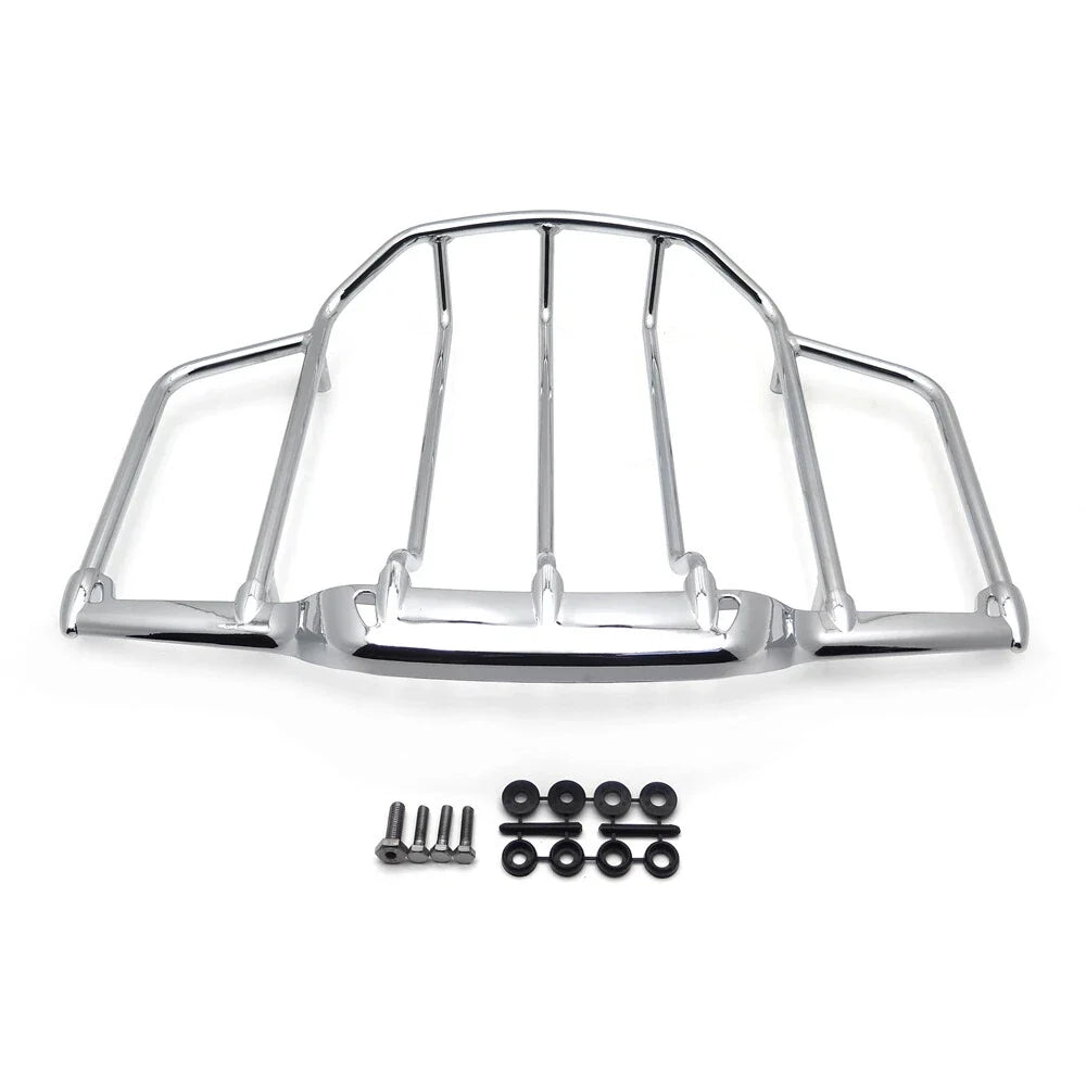 Chrome Luggage Rack for Harley Air Wing Tour Pak Trunk (1993–2013)