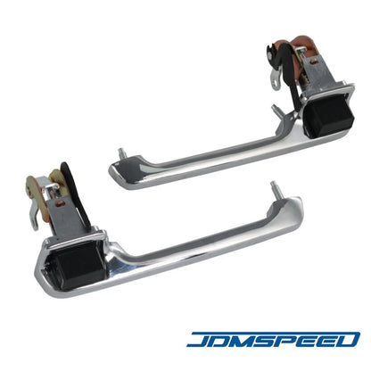 Pair Front Outer Door Handles for Ford Pickup Bronco (1980–1997) F7TZ-1522404-A, F7TZ-1522405-A, FO1311104