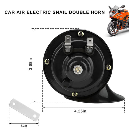 Super Loud Train Horn for JNXIJ (12V Waterproof Electric Snail Horn)