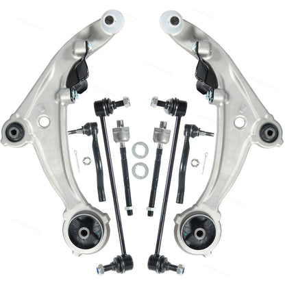 8PCS Suspension Kit Control Arms Tie Rod Sway Bar for Nissan Altima (2007–2013)