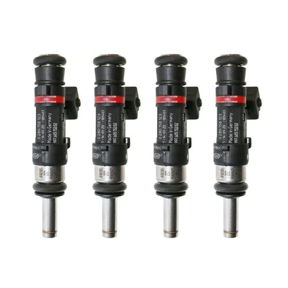 Set of 4 Bosch 0280158123 590cc 56lb Long Nozzle EV14 Fuel Injectors