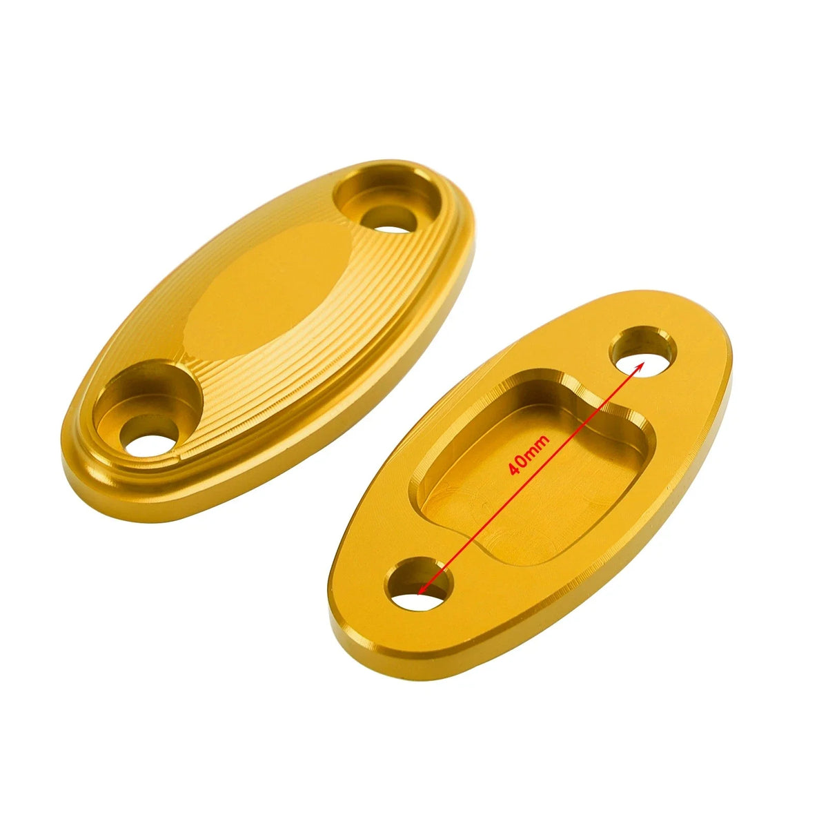 CNC Aluminum Gold Mirror Block Off Plates for Honda CBR500R CBR600RR (2013–2020) #8