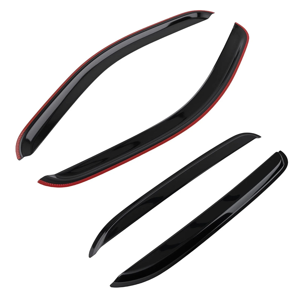 Set of 4 Acrylic Window Rain Guards for GMC Yukon (2007–2014)