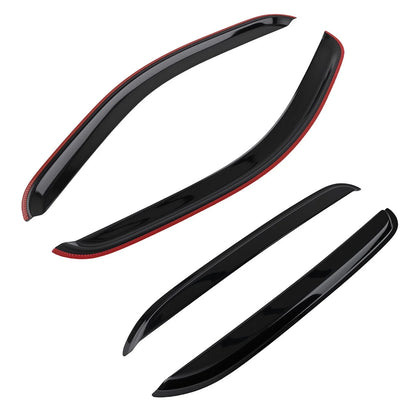 Set of 4 Acrylic Window Rain Guards for GMC Yukon (2007–2014)