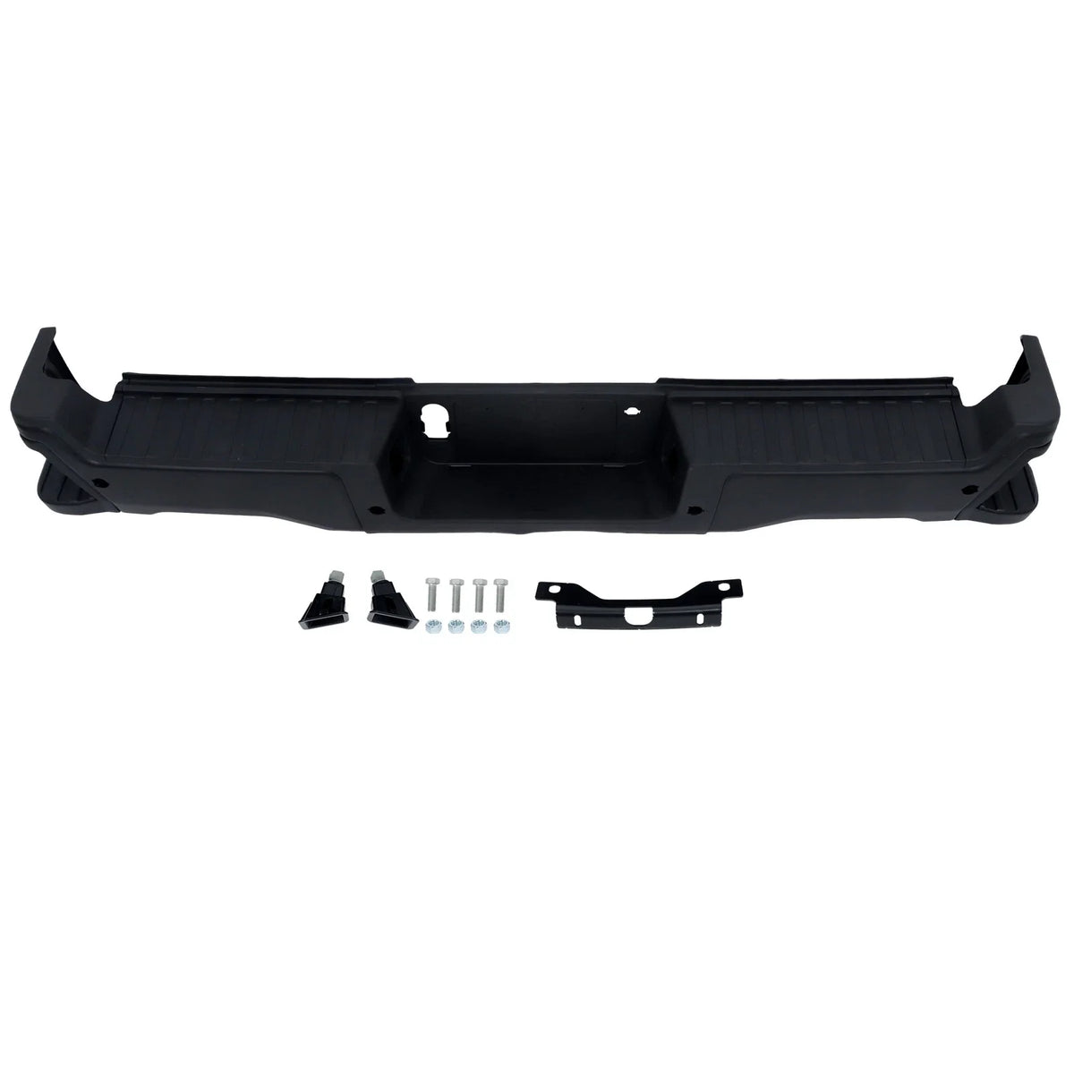 Rear Bumper Cover Face Bar for Ford F250 F350 (2023–2024) - Black, Sensor Holes