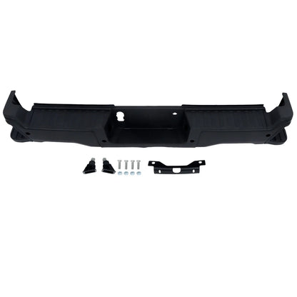 Rear Bumper Cover Face Bar for Ford F250 F350 (2023–2024) - Black, Sensor Holes